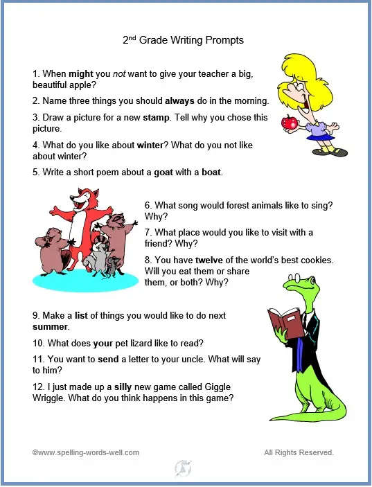 Writing Prompts For Kids To Spur Great Writing 