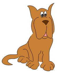 brown dog