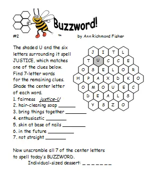 Buzzword sample puzzle