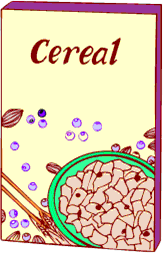 cereal box