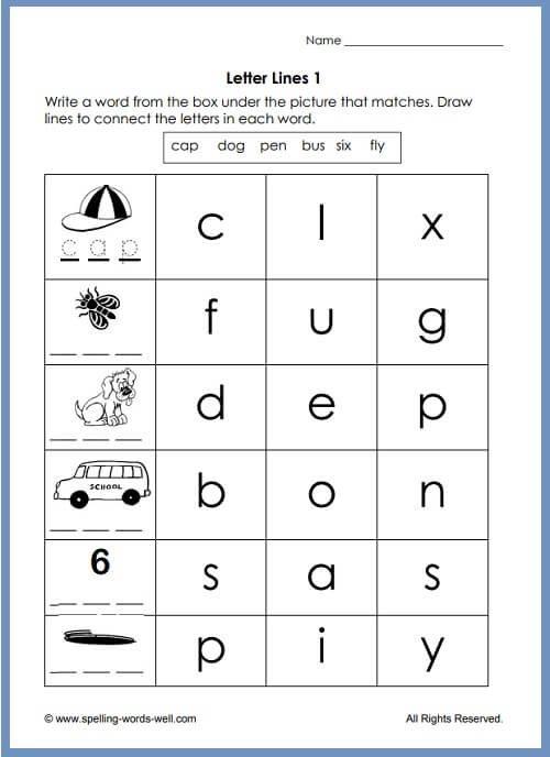 printable school worksheets for kindergarten