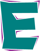 the letter E