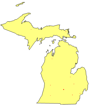 map of Michigan