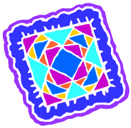 colorful quilt square