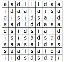 word search puzzle with the word SAID