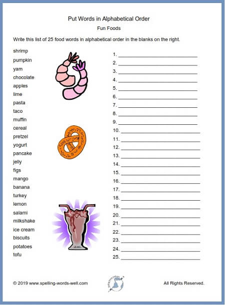 put-words-in-alphabetical-order-worksheets