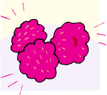 Red raspberry, from our fiction writing prompts