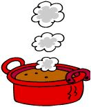 red cooking pot