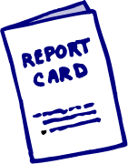 Report card, from our expository writing prompts