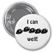 Spelling Bee award buttons from #spellingwordswell.com