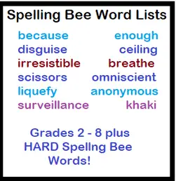 spelling bee word list 24 opt