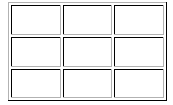 3 x 3 empty magic word square