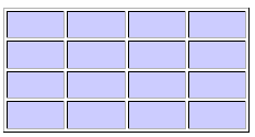 4 x 4 empty diagram